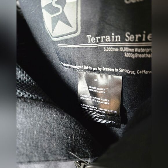 Sessions Achilles Snowboard ski snow Pants mens size xs black extra small - Picture 6 of 16